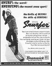 original snowboard - the snurfer