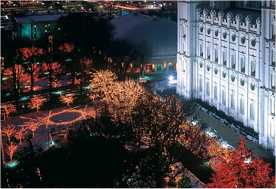 Lights at Temple Square, SLC Utah