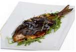 whole bass with black bean sauce